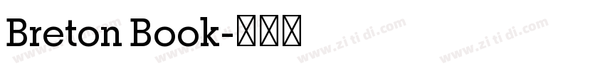 Breton Book字体转换